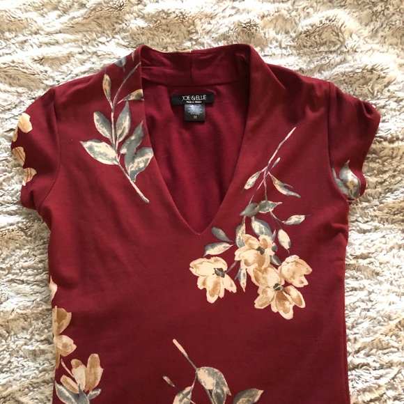 Red Floral Dress - Picture 4 of 5